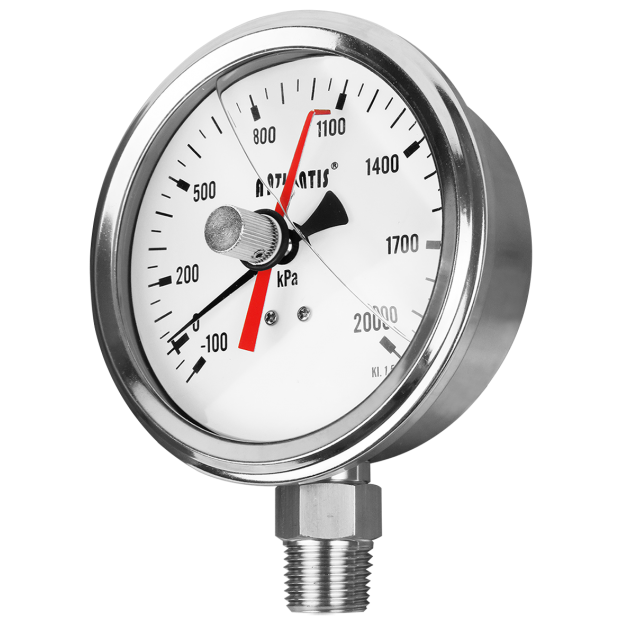 Pressure gauge deals with max indicator