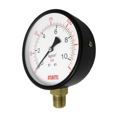 Black Steel Case Pressure Gauge.png