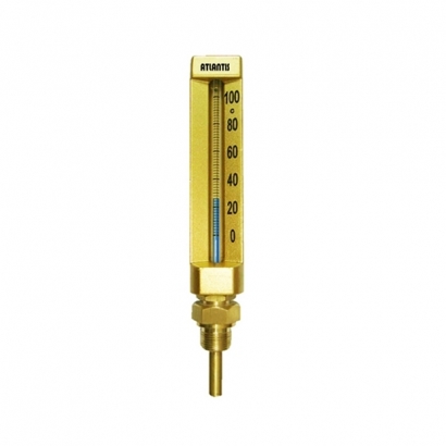 V-shape Aluminum Case Glass Thermometer.png