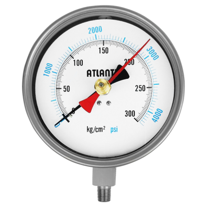 Pressure Gauge with Peak Hold Pointer